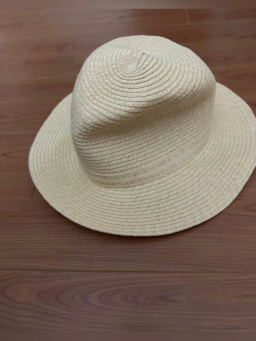 A New Day Straw Fedora Sun Hat - NWOT